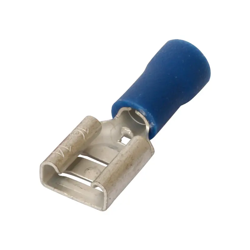 Terminal azul hembra para cable 16-14 AWG