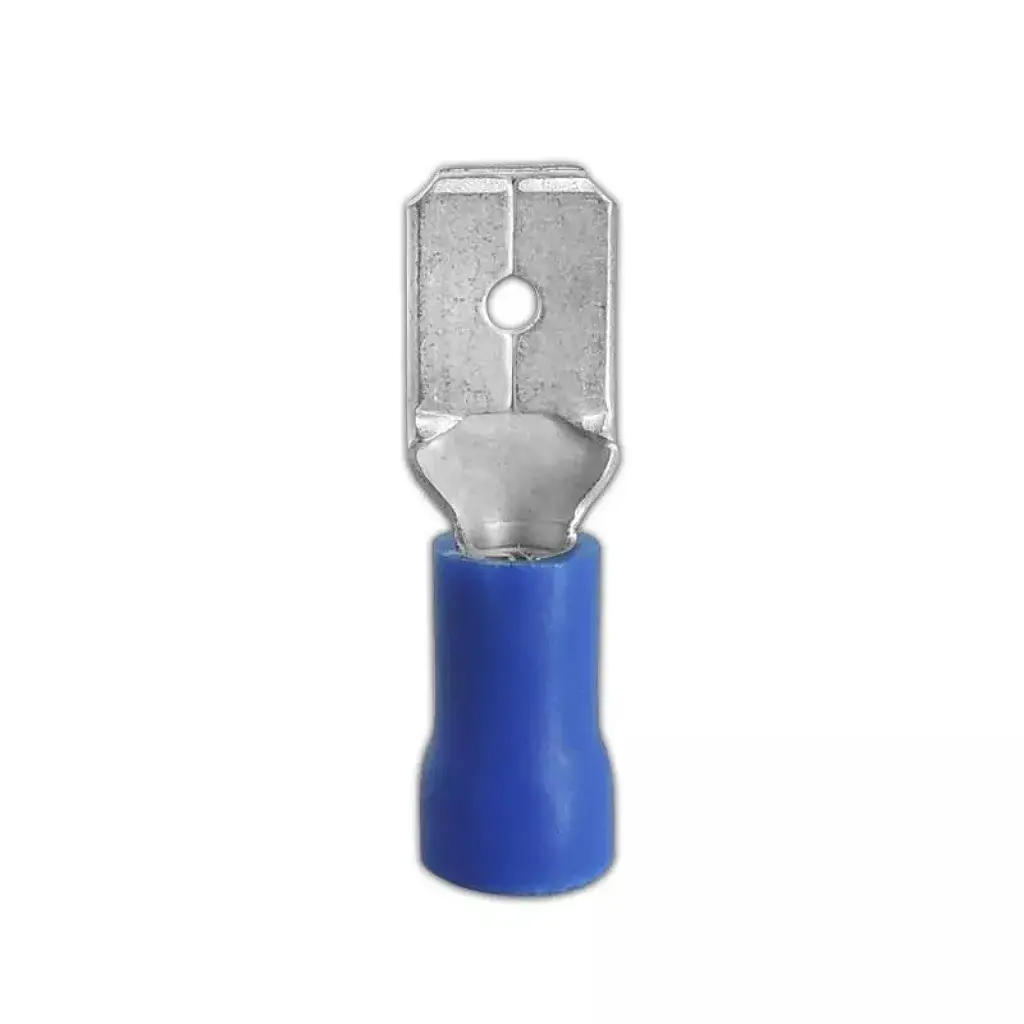 Terminal azul macho plana