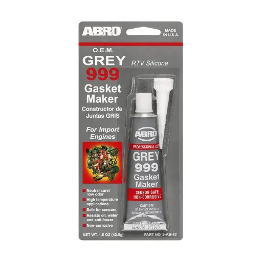 [0102-02] Silicón gris ABRO alta temperatura (3 oz)