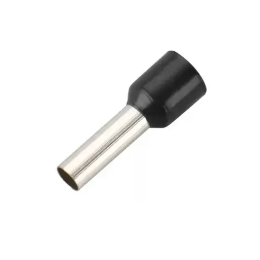[0104-22] Terminal tipo pin vacío negro para cable 10 AWG