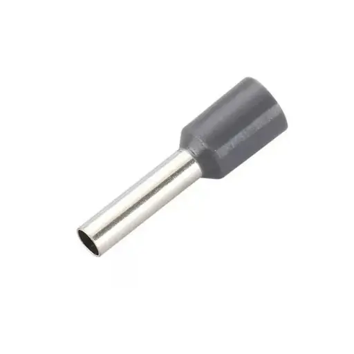 [0104-23] Terminal tipo pin vacío gris para cable 12 AWG