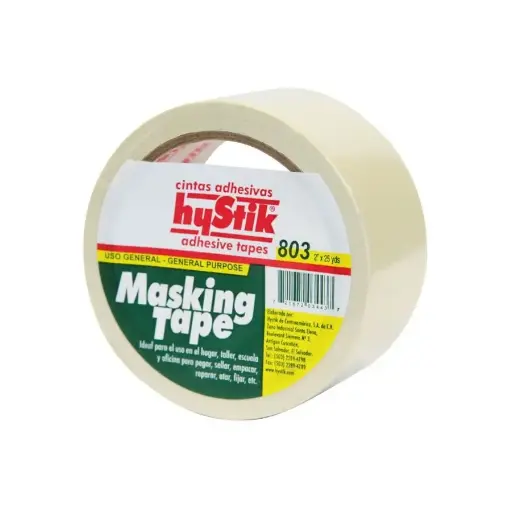 [0107-03] Masking tape Hystick de 2" x 25 yardas 